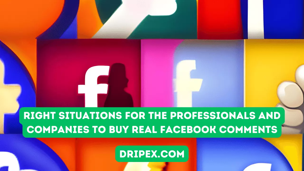 Right Situations for the Professionals and Companies to Buy Real Facebook Comments