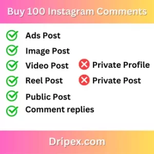 Buy 100 Instagram Comments