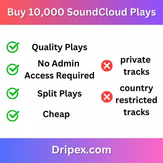 Buy 10,000 SoundCloud Plays ~ $32.00 – $56.00 USD